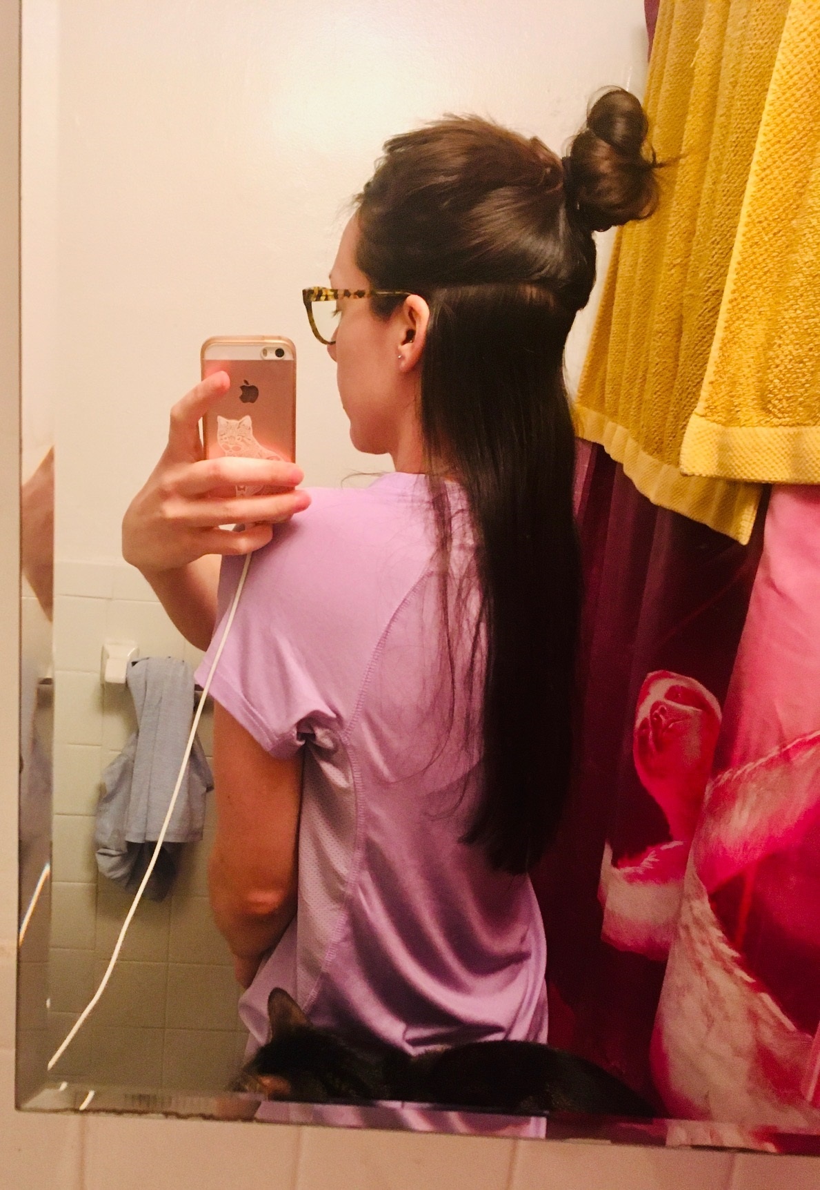 cut hair at home straight