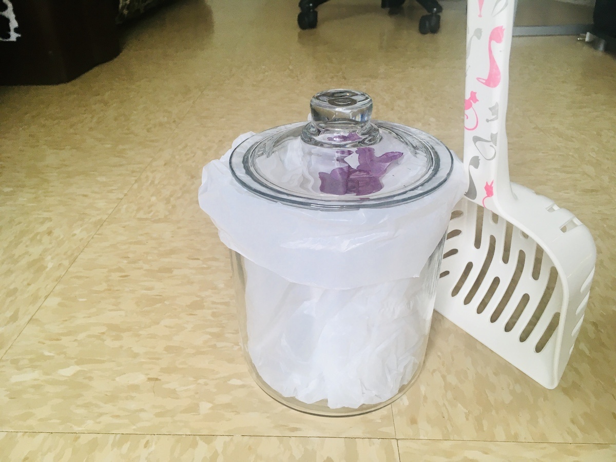 changing litter genie